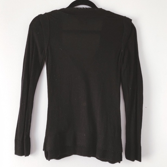 LAST CHANCE!! Anthropologie • Leifsdottir Black Cardigan - Picture 3 of 4